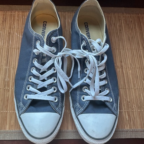 Converse Men's Navy Canvas Sneakers - Picture 1 of 6